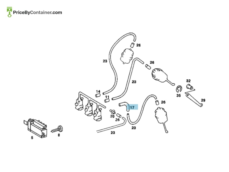 MERCEDES-BENZ 2018050103 — MERCEDES BENZ GENUINE CONNECTOR A2018050103