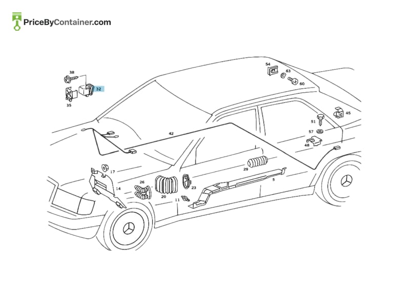 MERCEDES-BENZ 2018210460 — MERCEDES BENZ GENUINE RESISTOR A2018210460