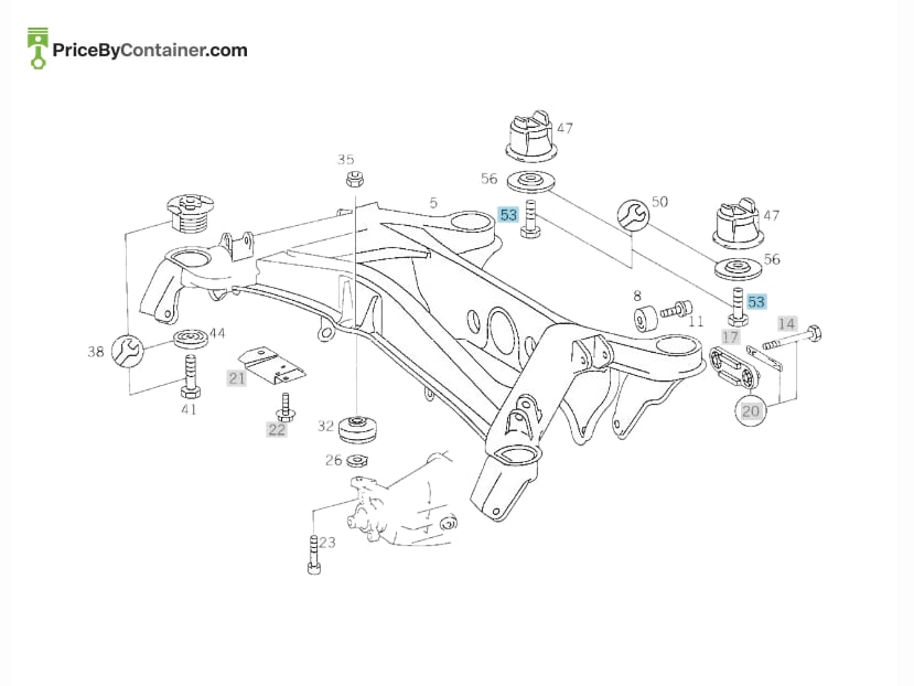 MERCEDES-BENZ 2019900304 — MERCEDES BENZ GENUINE SCREW A2019900304