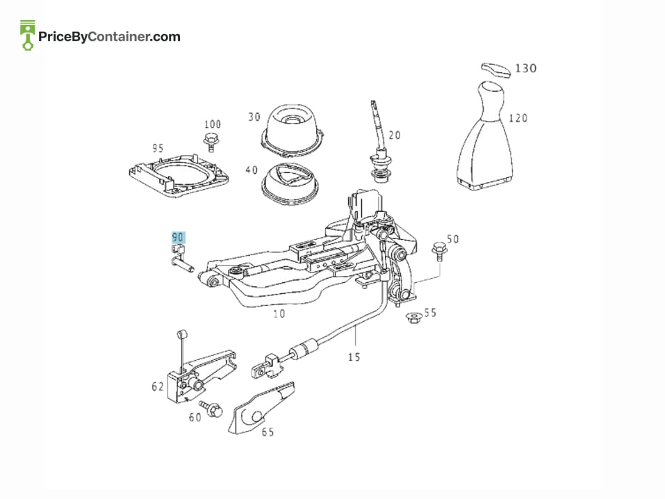 MERCEDES-BENZ 2022670574 — MERCEDES BENZ GENUINE PIN A2022670574