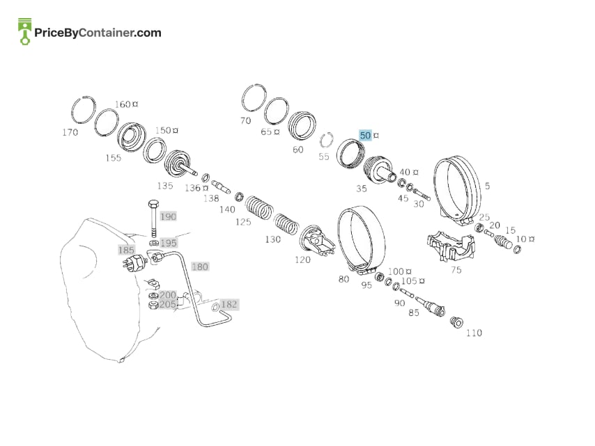 MERCEDES-BENZ 2022770155 — MERCEDES BENZ GENUINE SEALING RING A2022770155