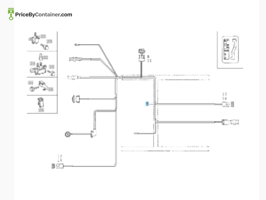 MERCEDES-BENZ 2024408410 — MERCEDES BENZ GENUINE WIRING HARNESS A2024408410