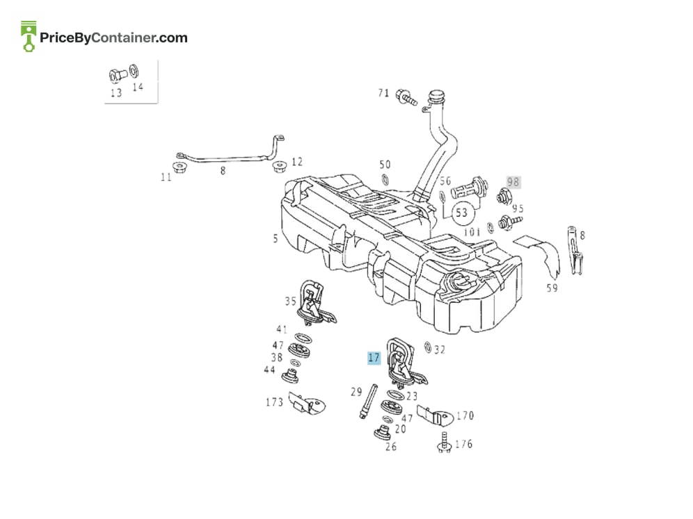 MERCEDES-BENZ 2024703941 — MERCEDES BENZ GENUINE MOUNTING PLATE A2024703941