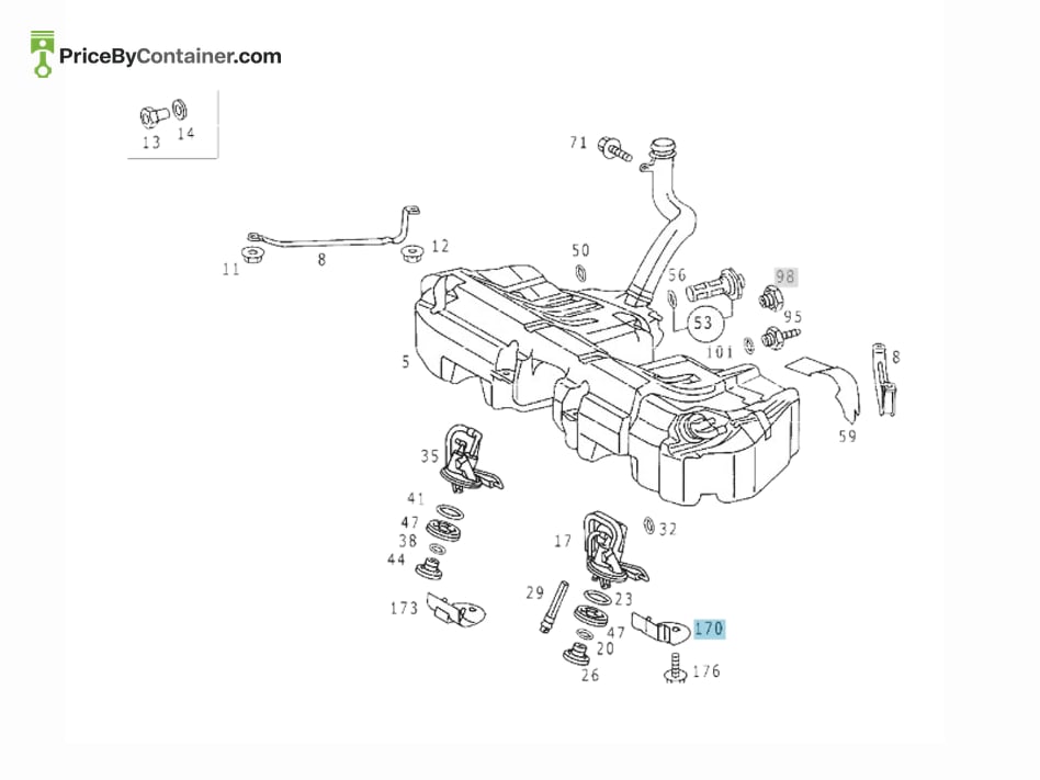 MERCEDES-BENZ 2024710287 — MERCEDES BENZ GENUINE COVER A2024710287