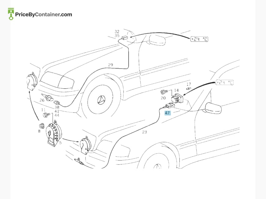 MERCEDES-BENZ 2025451728 — MERCEDES BENZ GENUINE PLUG A2025451728