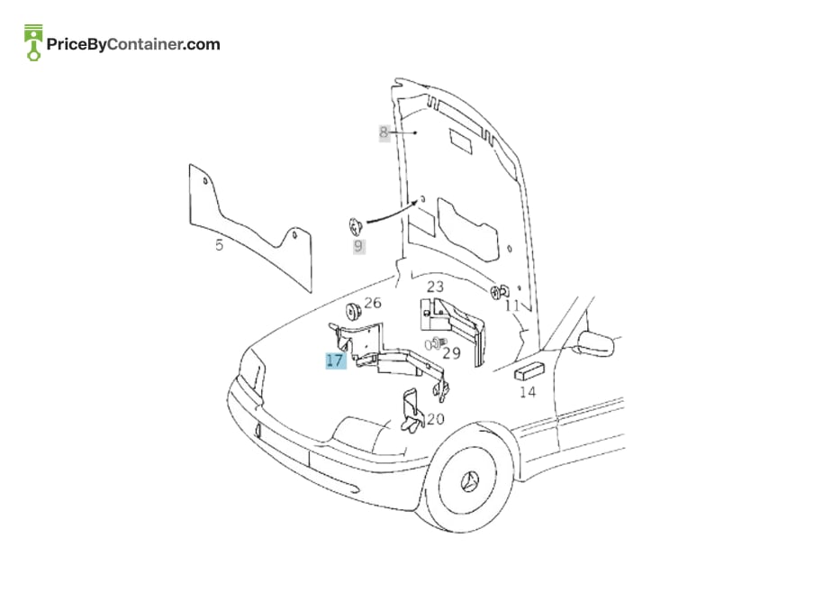 MERCEDES-BENZ 2026821360 — MERCEDES BENZ GENUINE DAMPENING A2026821360