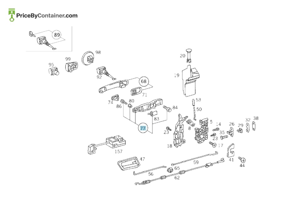 MERCEDES-BENZ 2027600534 — MERCEDES BENZ GENUINE MOUNTING A2027600534