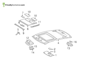 MERCEDES-BENZ 2028250210 — Mercedes-Benz Genuine LENS 2028250210