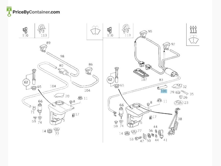 MERCEDES-BENZ 2028890014 — MERCEDES BENZ GENUINE BRACKET A2028890014
