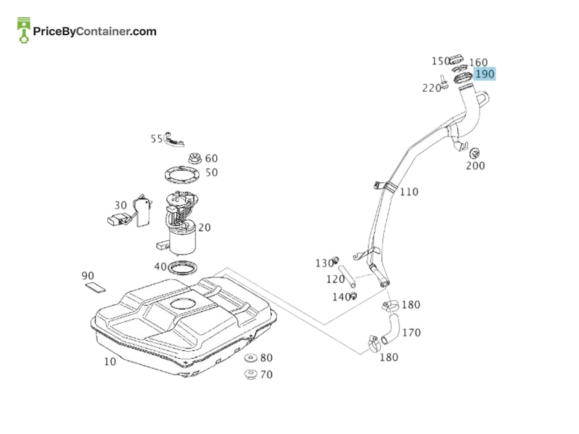 MERCEDES-BENZ 2029972681 — MERCEDES BENZ GENUINE GROMMET A2029972681