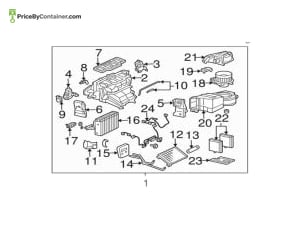 MERCEDES-BENZ 2038350698 — Mercedes-Benz Genuine SEAL 2038350698