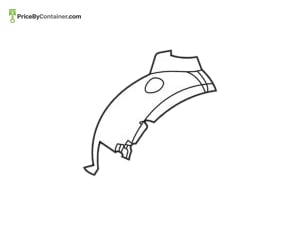 MERCEDES-BENZ 2038842222 — Mercedes-Benz Genuine COVER 2038842222