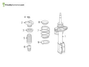 MERCEDES-BENZ 2043211904 — Mercedes-Benz Genuine HELICAL SPRING 2043211904