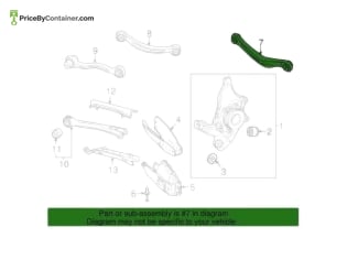 MERCEDES-BENZ 2043500232 — Mercedes-Benz Genuine CAMBER STRUT 2043500232