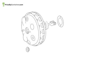 MERCEDES-BENZ 2044303330 — Mercedes-Benz Genuine BRAKE BOOSTER 2044303330