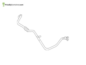 MERCEDES-BENZ 204430572964 — Mercedes-Benz Genuine VACUUM LINE 204430572964