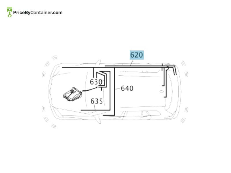 MERCEDES-BENZ 2044405039 — MERCEDES BENZ GENUINE ELECTRICAL WIRING HARNESS A2044405039