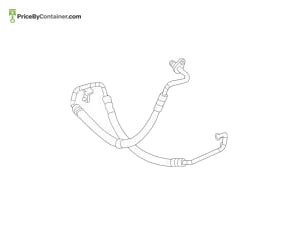MERCEDES-BENZ 2044604124 — Mercedes-Benz Genuine HOSE 2044604124