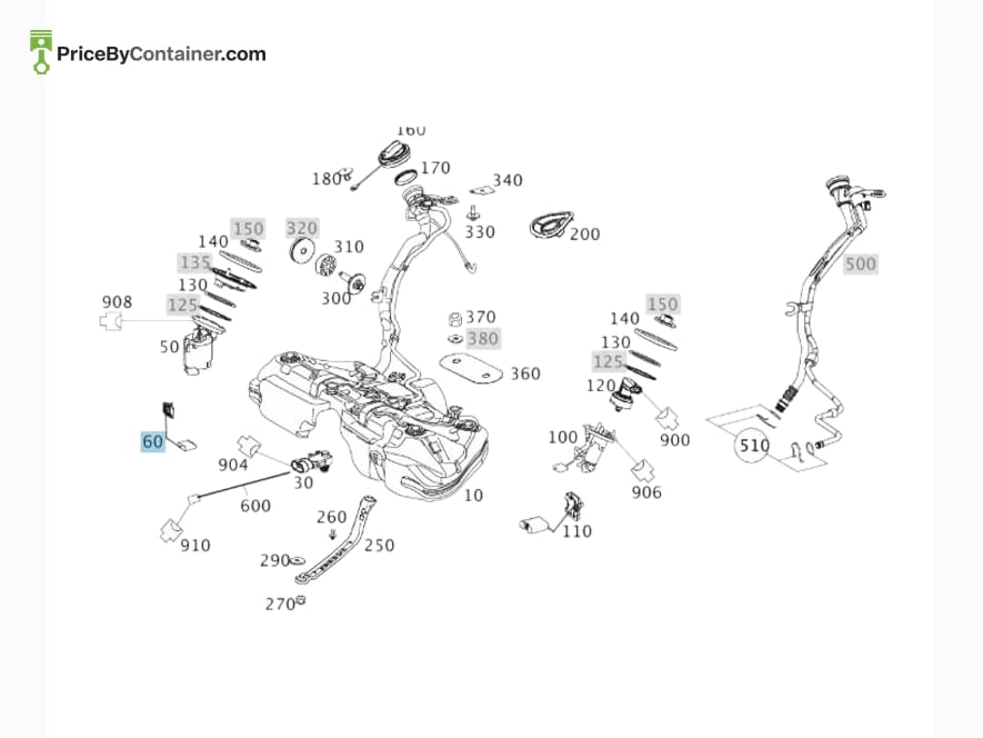 MERCEDES-BENZ 2045400817 — MERCEDES BENZ GENUINE SENDER UNIT A2045400817