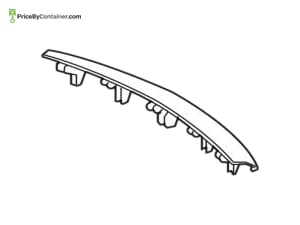 MERCEDES-BENZ 20469045009051 — Mercedes-Benz Genuine STOP LAMP TRIM 20469045009051