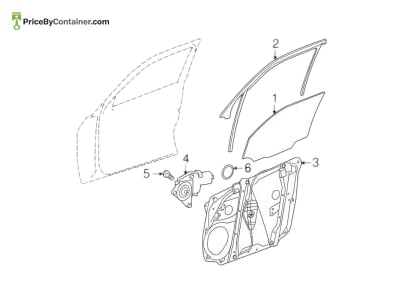 MERCEDES-BENZ 2047201779 — Mercedes-Benz Genuine WINDOW LIFTER 2047201779