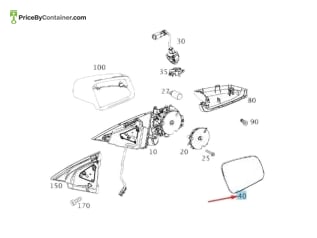 MERCEDES-BENZ 2048103421 — Mercedes-Benz Genuine MIRROR GLASS 2048103421