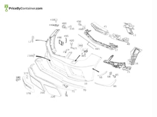MERCEDES-BENZ 2048856665 — Mercedes-Benz Genuine BASICMOUNTINGFORBUMPER 2048856665