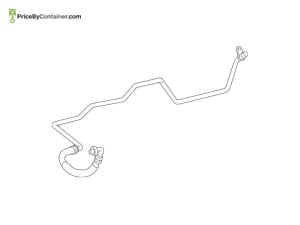 MERCEDES-BENZ 2052705100 — Mercedes-Benz Genuine OIL LINE 2052705100