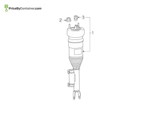 MERCEDES-BENZ 2053208100 — Mercedes-Benz Genuine RE SHOCK ABSORBER 2053208100