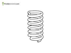 MERCEDES-BENZ 2053213804 — Mercedes-Benz Genuine HELICAL SPRING 2053213804