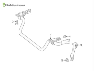 MERCEDES-BENZ 2053230965 — Mercedes-Benz Genuine TORSION BAR 2053230965