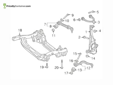 MERCEDES-BENZ 2053306206 — Mercedes-Benz Genuine CONTROL ARM RHS 2053306206