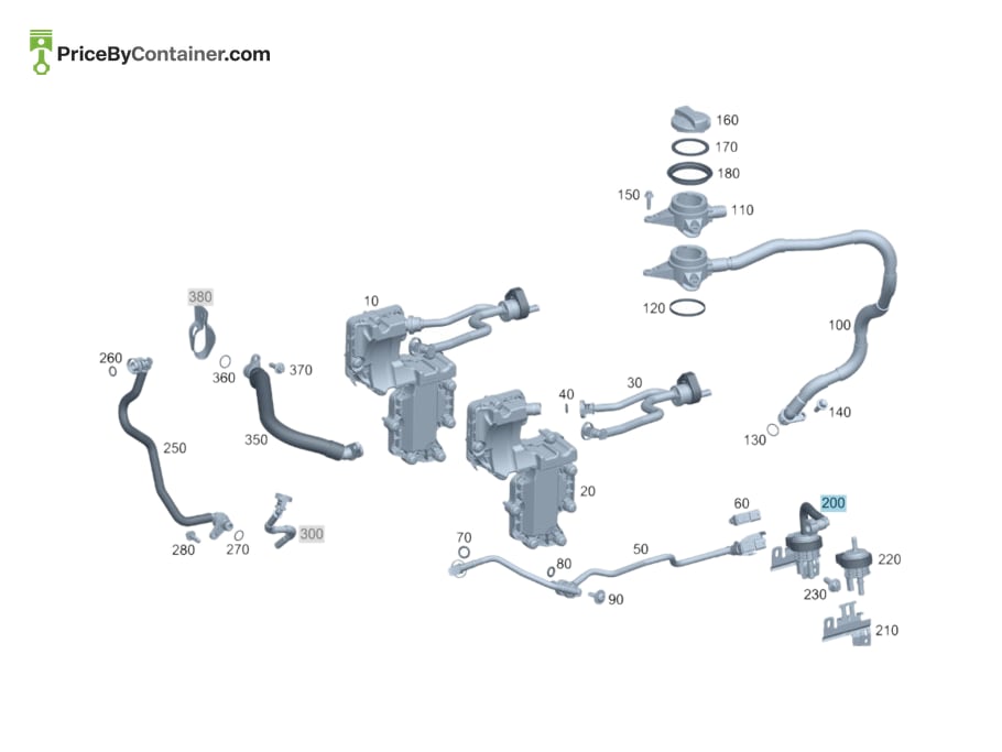 MERCEDES-BENZ 2054703302 — MERCEDES BENZ GENUINE SOLENOID VALVE A2054703302