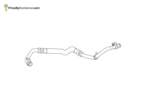 MERCEDES-BENZ 2055010224 — Mercedes-Benz Genuine OIL COOLER LINE 2055010224