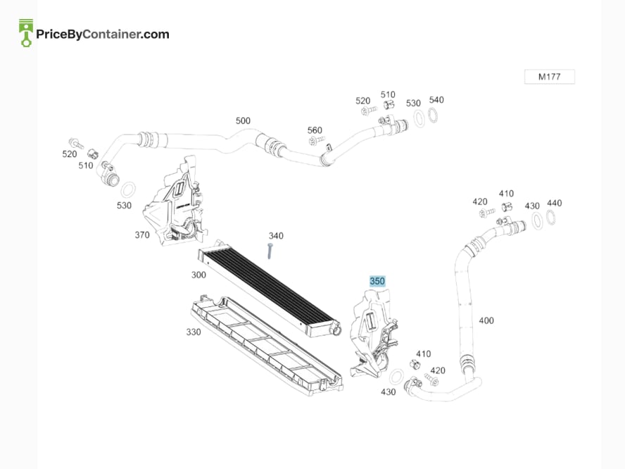 MERCEDES-BENZ 2055013620 — MERCEDES BENZ GENUINE BRACKET A2055013620