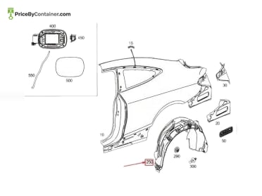MERCEDES-BENZ 2056903906 — Mercedes-Benz Genuine WHEEL COVER 2056903906