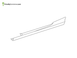 MERCEDES-BENZ 20569803009999 — Mercedes-Benz Genuine TRIM LONGITUDINAL MEMBER 20569803009999