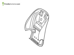 MERCEDES-BENZ 20591054209J69 — Mercedes-Benz Genuine BACK REST FRAME 20591054209J69