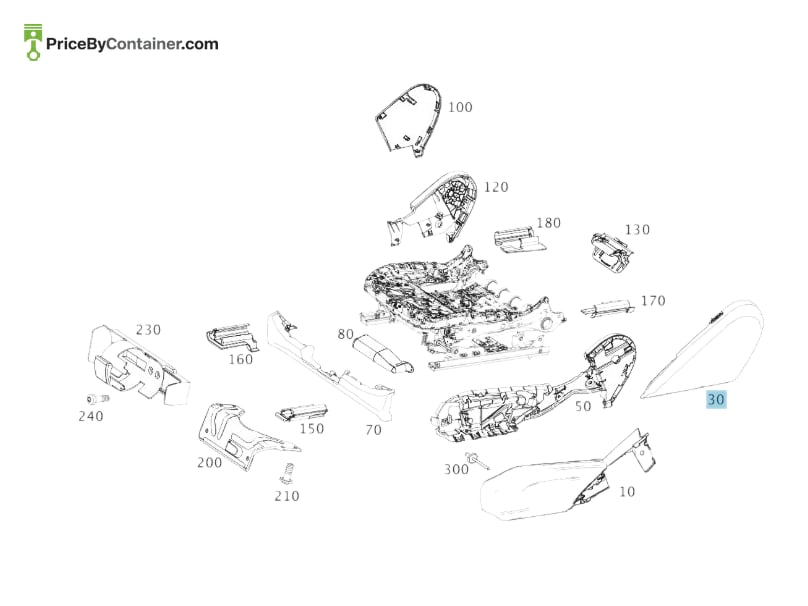 MERCEDES-BENZ 20591919228T92 — MERCEDES BENZ GENUINE COVER HEIGHT ADJUSTMENT L A20591919228T92