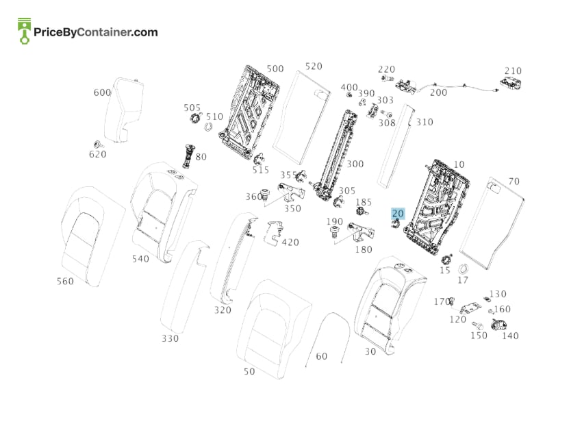 MERCEDES-BENZ 2059204006 — MERCEDES BENZ GENUINE PIVOT BEARING A2059204006