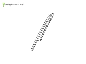 MERCEDES-BENZ 2066906300 — Mercedes-Benz Genuine TRIM MOLDING 2066906300