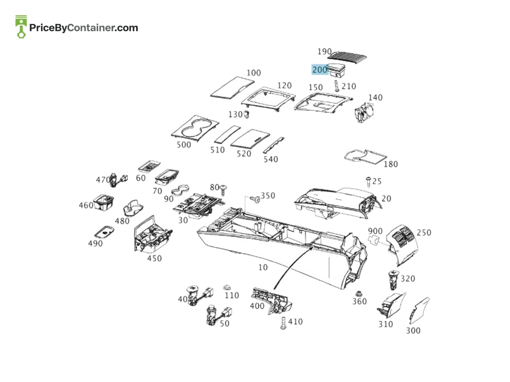 MERCEDES-BENZ 20768000199G23 — MERCEDES BENZ GENUINE PADDING A20768000199G23