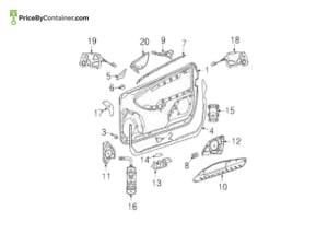 MERCEDES-BENZ 20982036109116 — Mercedes-Benz Genuine SWITCH 20982036109116