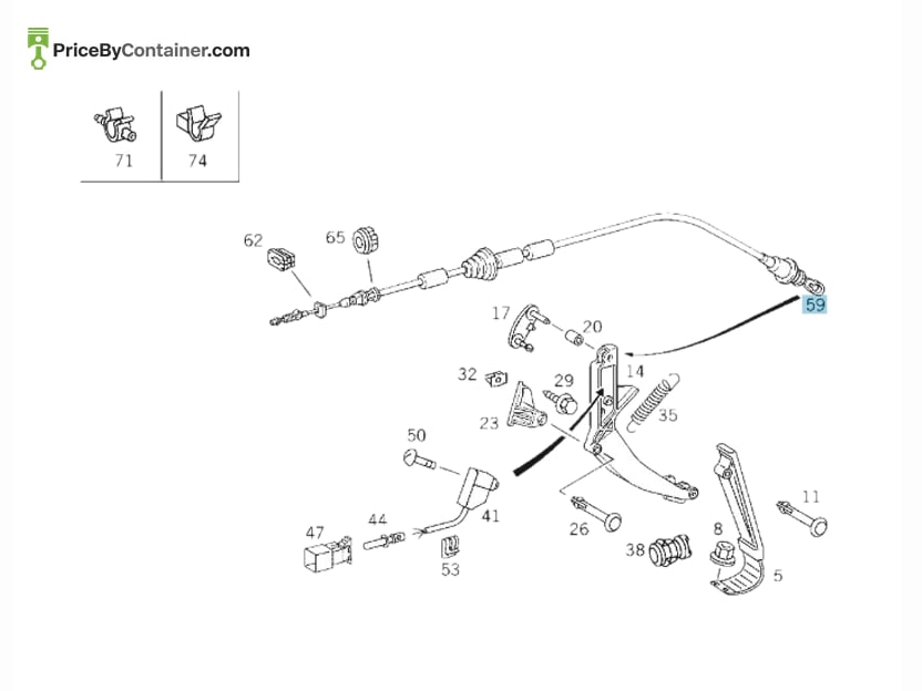 MERCEDES-BENZ 2103000630 — MERCEDES BENZ GENUINE WIRE CABLE A2103000630