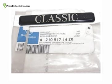 MERCEDES-BENZ 2108171420 — Mercedes Benz Genuine Classic Plate 2108171420 (002) Functioning : The Mercedes Benz Genuine Classic Plate 2108171420…