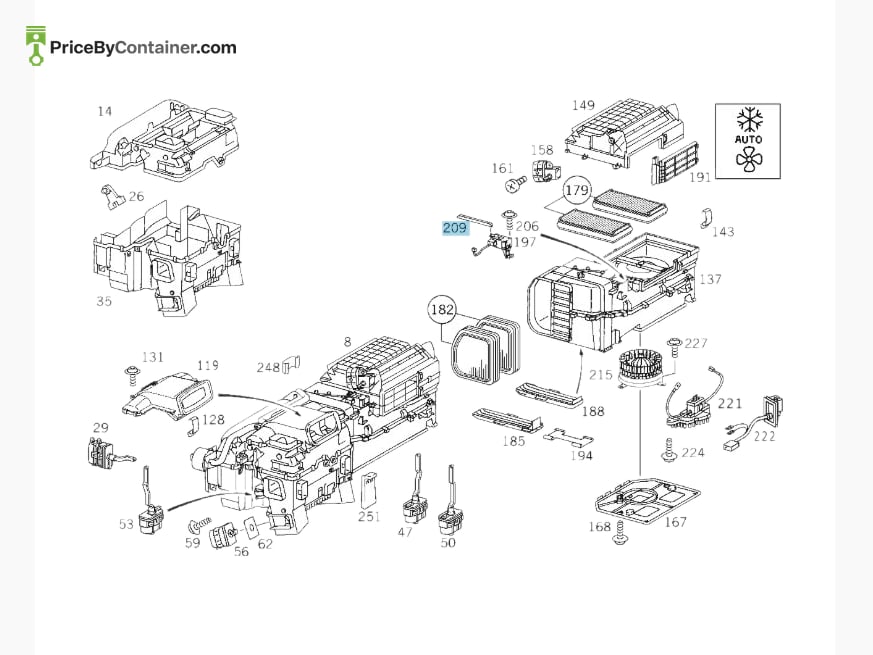 MERCEDES-BENZ 2108350242 — MERCEDES BENZ GENUINE ACTUATOR ROD A2108350242