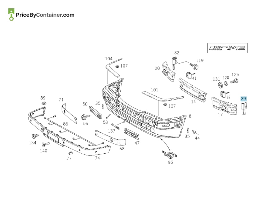 MERCEDES-BENZ 2108801114 — MERCEDES BENZ GENUINE BRACKET A2108801114