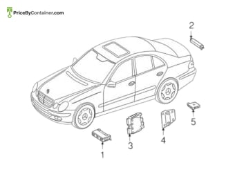 MERCEDES-BENZ 2118202375 — Mercedes-Benz Genuine ANTENA 2118202375