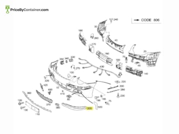 MERCEDES-BENZ 2118800612 — Description Mercedes-Benz Genuine Protective Strip Front Right 2118800612 (004)