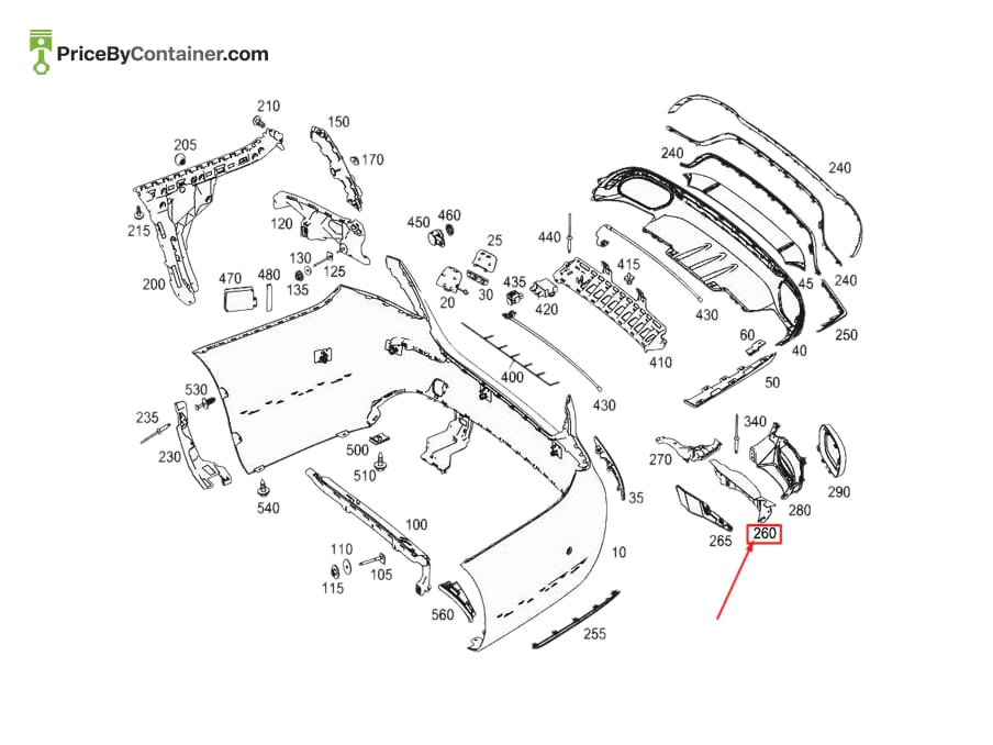 MERCEDES-BENZ 2138856301 — MERCEDES BENZ GENUINE BRACKET A2138856301